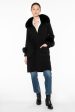 Fur Trim Long Zip Cardigan Online