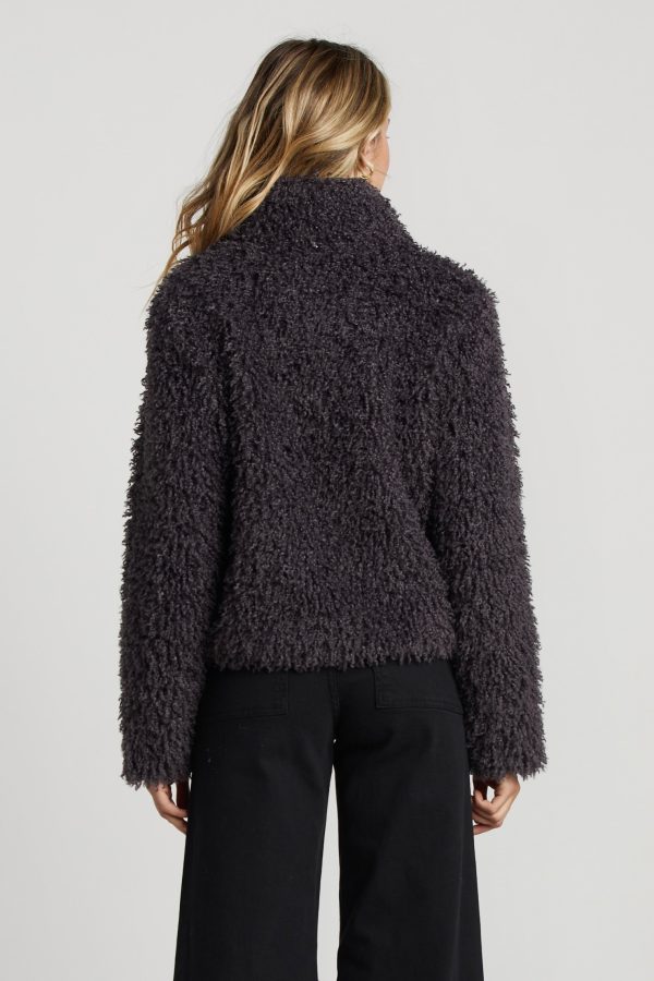 Carrie Short Mongolian Faux Fur Coat - Mulberry For Discount