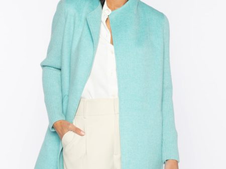 Rib Sleeve Coat on Sale