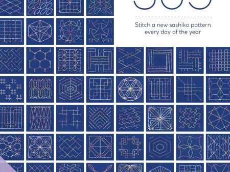 Sashiko 365 Book- Stitch a new sashiko pattern every day For Sale