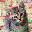 Quilted Tabby Kitten Puzzle Online Hot Sale