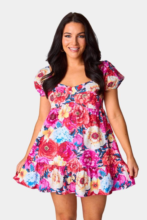 Diego Babydoll Mini Dress - Jubilee Fashion