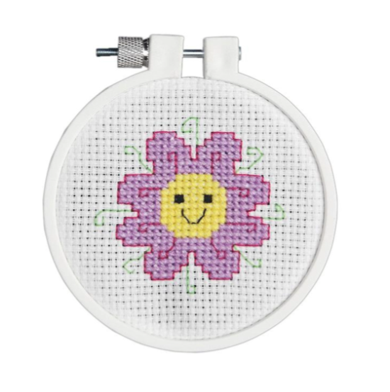 Kid Stitch Cross Stitch Kit - Flower Power 021-0984 Cheap