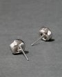 Asterales Molten Bezel Stud Earrings - Silver For Cheap