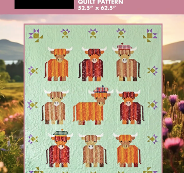 Art East Quilting Co Pattern - Mini Coos, a highland cow quilt Online