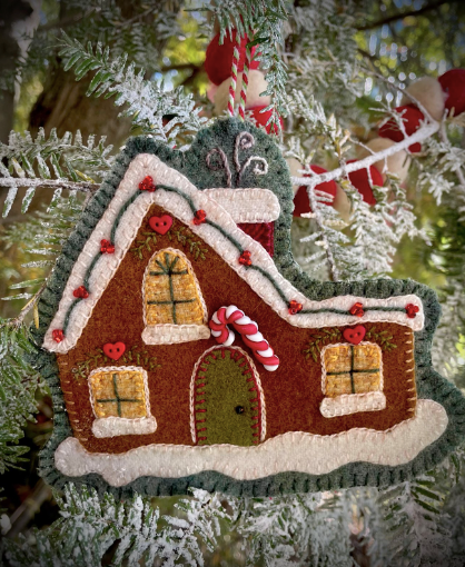 Gingerbread Ornament # 3 by Calico Patch Designs Supply