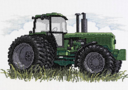 Janlynn Cross Stitch Kit 080-0474 Tractor For Sale