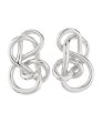 Cata Geometric Shape Metal Earrings - Rhodium Cheap