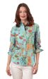 Rome 3 4 Sleeve Shirt - Sealife Print Hot on Sale