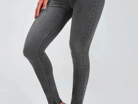 Charcoal Skinny Jeans Hot on Sale