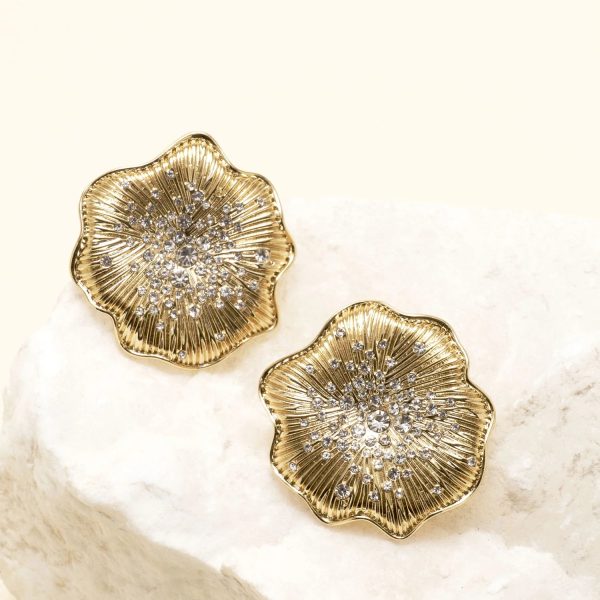 Christopher Stud Earrings - Gold Online Sale