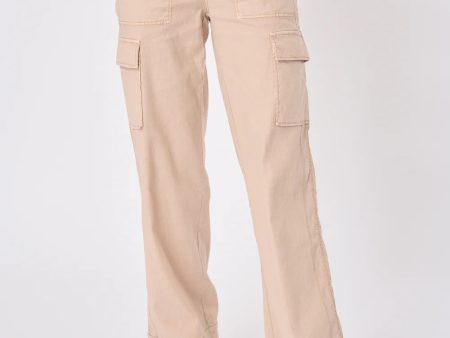 Ally Cargo Pant - Natural Sand Online