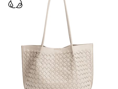 Victoria Medium Tote Bag - Bone Online