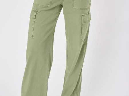 Ally Cargo Pant - Cilantro For Sale