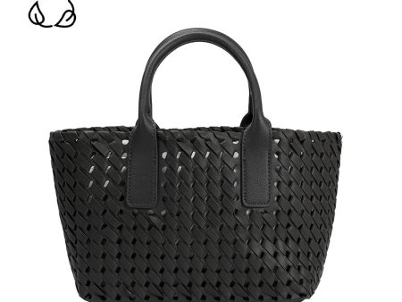 Chloe Mini Woven Handbag - Black Supply