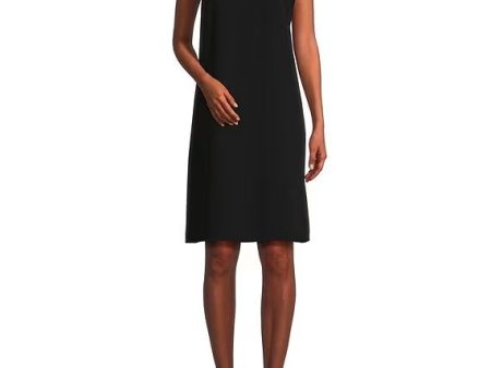 Matte Crepe A-Line Tank Dress For Cheap